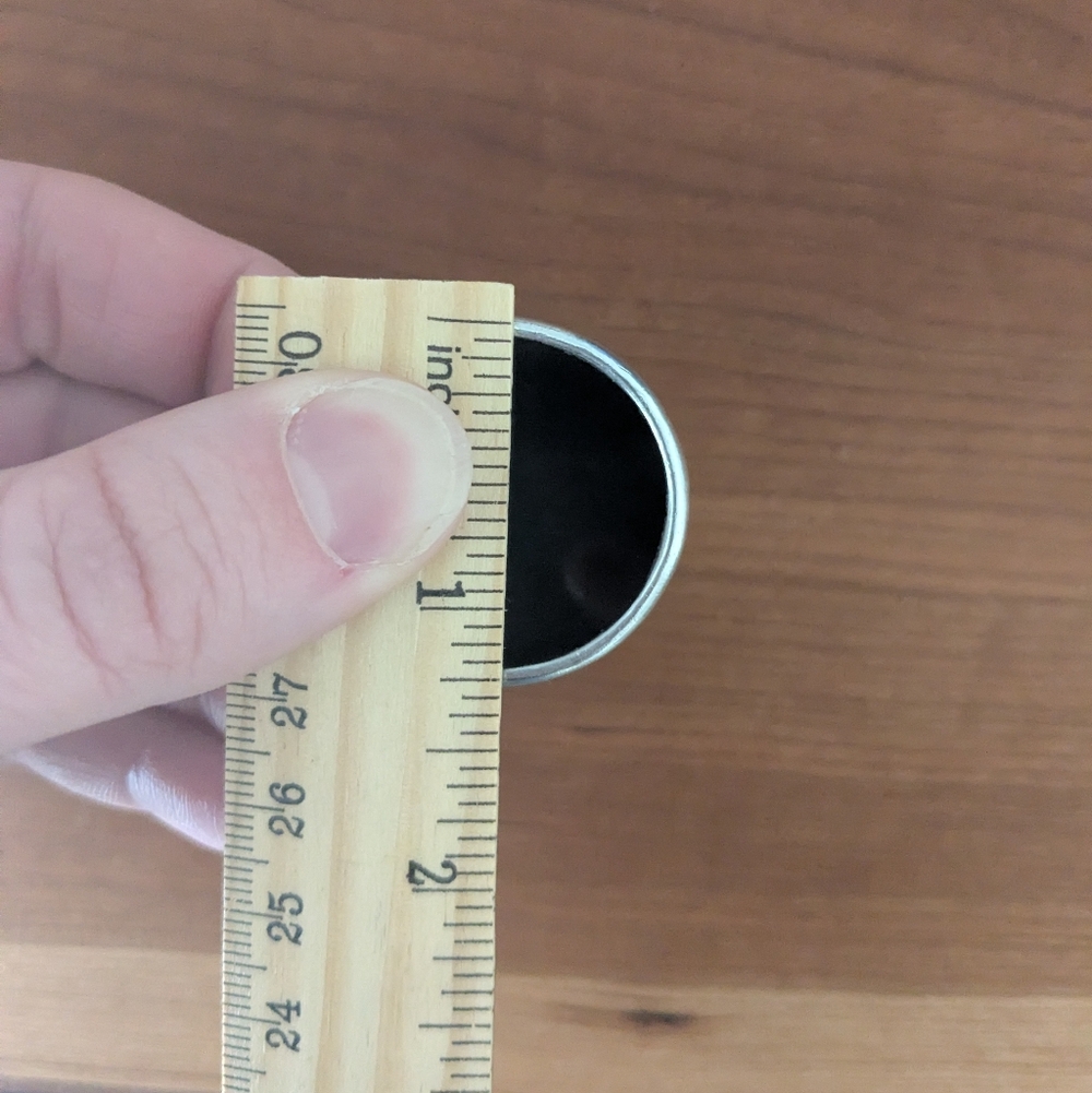 Black Glass Circle Statement Ring - image 6